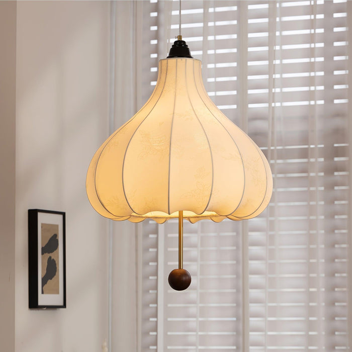 Chestnut Fabric Pendant Light-DWHOME