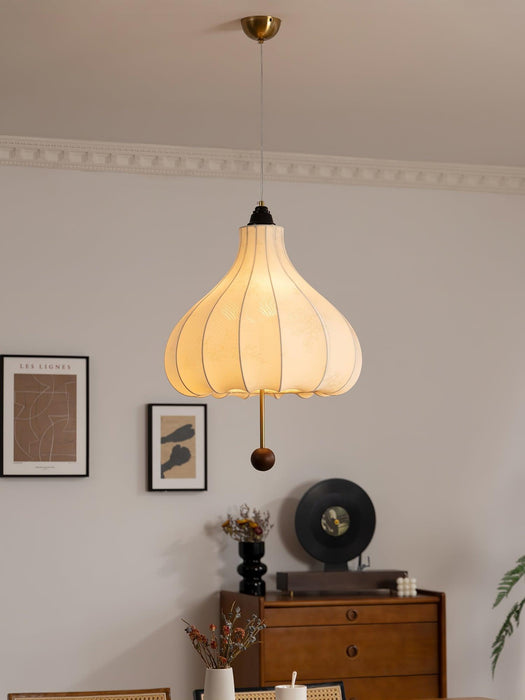 Chestnut Fabric Pendant Light-DWHOME