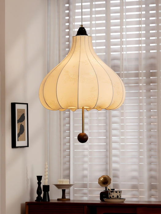 Chestnut Fabric Pendant Light-DWHOME