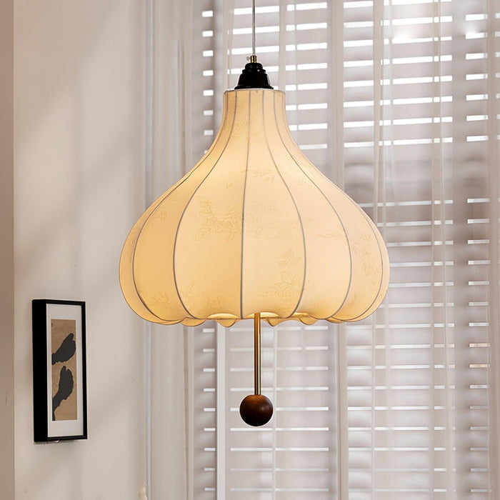 Chestnut Fabric Pendant Light-DWHOME