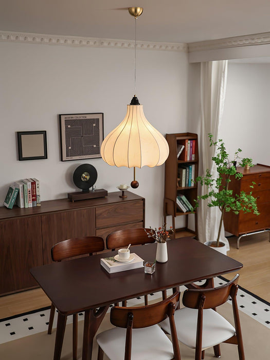 Chestnut Fabric Pendant Light-DWHOME