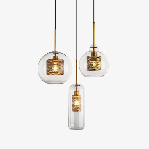 Combined Chiswick Glass Pendant Light-DWHOME