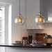 Combined Chiswick Glass Pendant Light-DWHOME