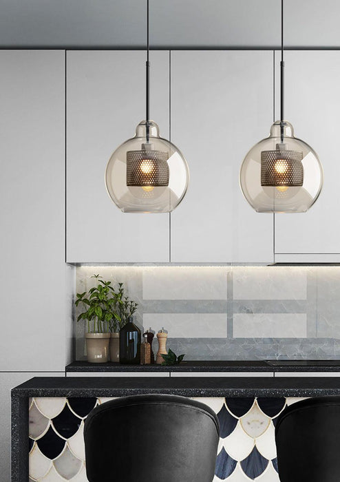 Combined Chiswick Glass Pendant Light-DWHOME