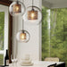 Combined Chiswick Glass Pendant Light-DWHOME