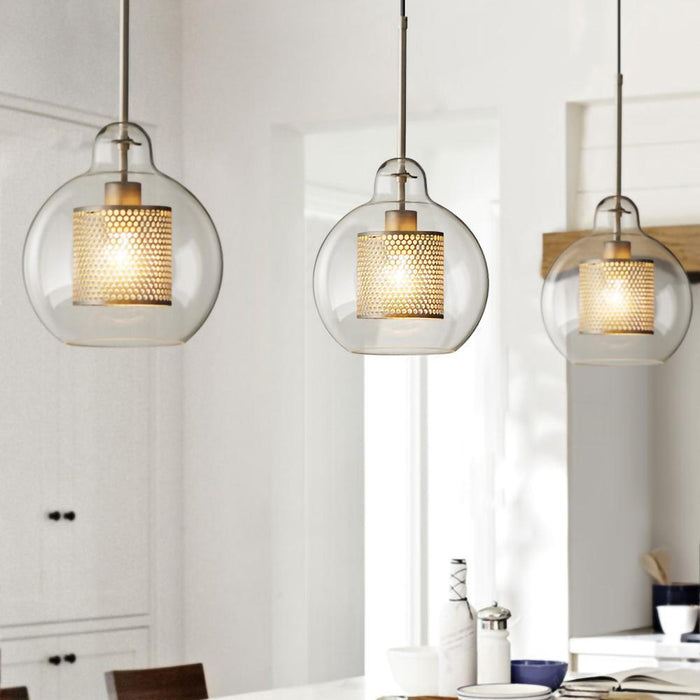 Combined Chiswick Glass Pendant Light-DWHOME