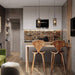 Combined Chiswick Glass Pendant Light-DWHOME