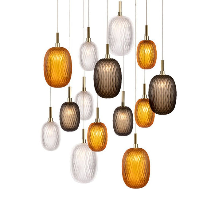 Chromatic Gem Drop Chandelier - Vakkerlight