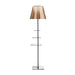Chrome Prism Side Table Floor Lamp-DWHOME