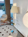 Chrome Prism Side Table Floor Lamp-DWHOME