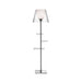 Chrome Prism Side Table Floor Lamp-DWHOME