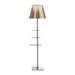 Chrome Prism Side Table Floor Lamp-DWHOME