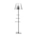 Chrome Prism Side Table Floor Lamp-DWHOME