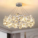 Chrome Round Crystal Chandelier-DWHOME
