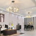 Chrome Round Crystal Chandelier-DWHOME