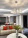 Chrome Round Crystal Chandelier-DWHOME