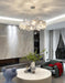 Chrome Round Crystal Chandelier-DWHOME