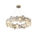 Chrome Round Crystal Chandelier-DWHOME
