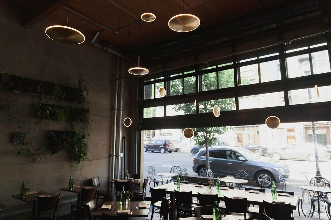 Chrona Dish Pendant Light-DWHOME