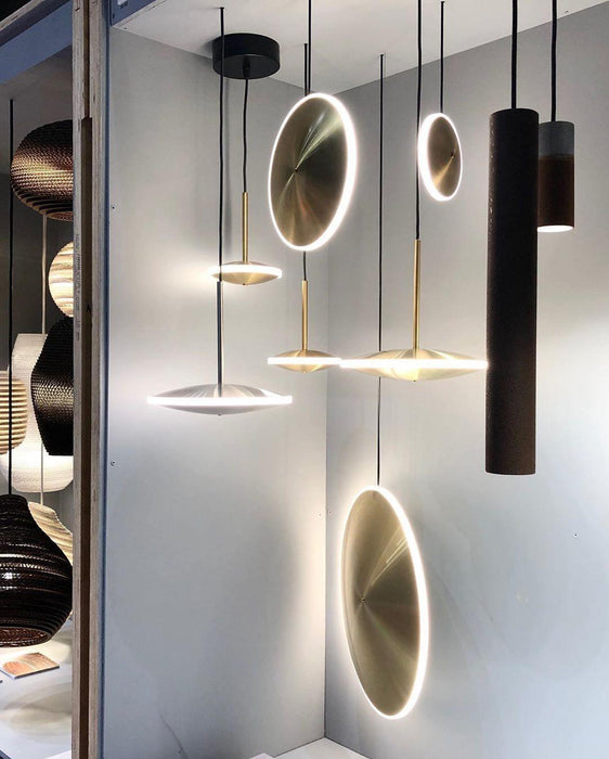 Chrona Dish Pendant Light-DWHOME