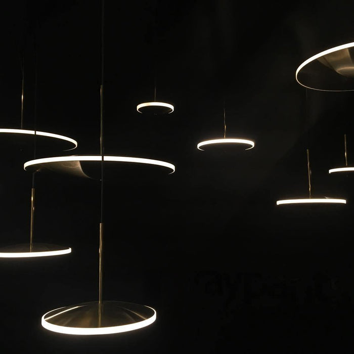 Chrona Dish Pendant Light-DWHOME