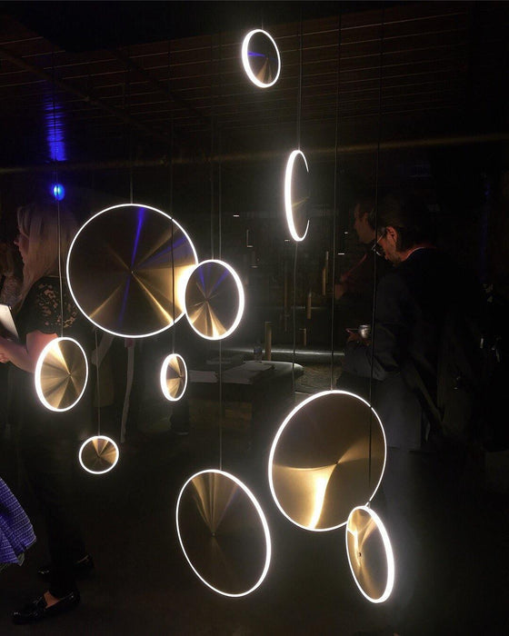 Chrona Dish Pendant Light-DWHOME
