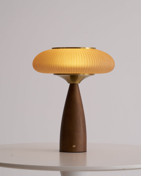 Cielo Wooden Rechargeable Table Lamp-DWHOME