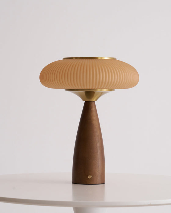 Cielo Wooden Rechargeable Table Lamp-DWHOME