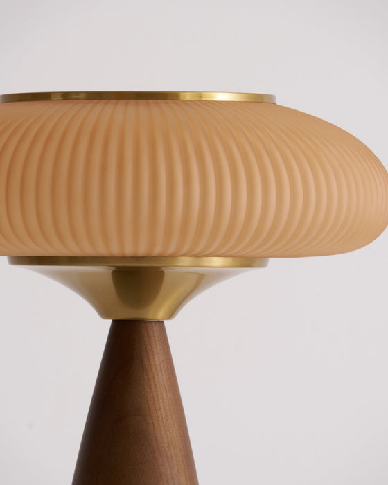 Cielo Wooden Rechargeable Table Lamp-DWHOME