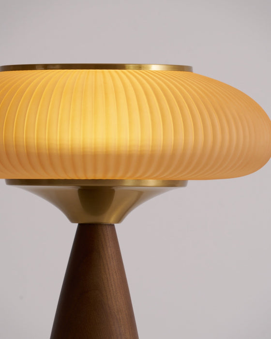 Cielo Wooden Rechargeable Table Lamp-DWHOME