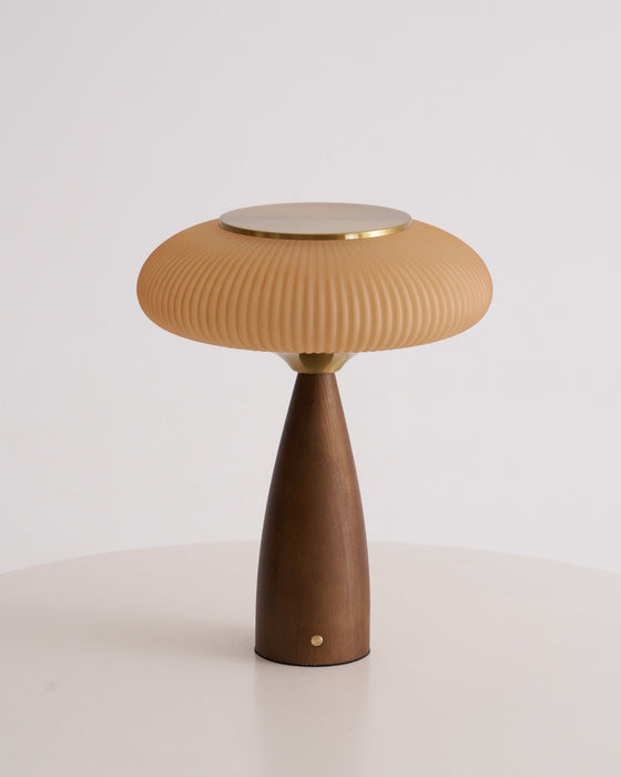 Cielo Wooden Rechargeable Table Lamp-DWHOME