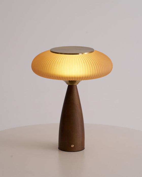 Cielo Wooden Rechargeable Table Lamp-DWHOME