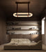 Circle Alabaster Chandelier - DWHOME