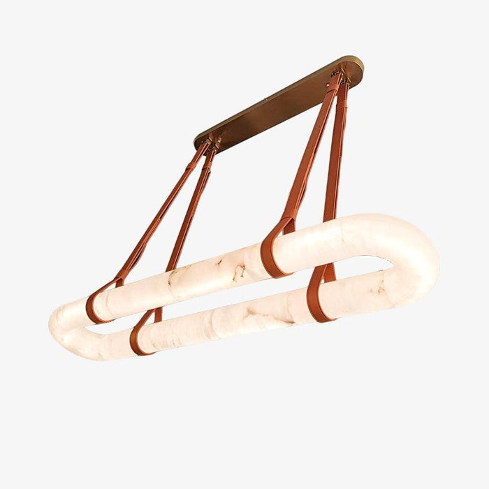 Circle Alabaster Chandelier - DWHOME