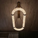 Circle Alabaster Chandelier - DWHOME