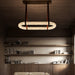 Circle Alabaster Chandelier - DWHOME