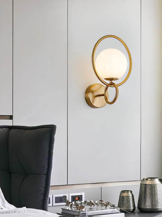 Circle Global Wall Lamp-DWHOME