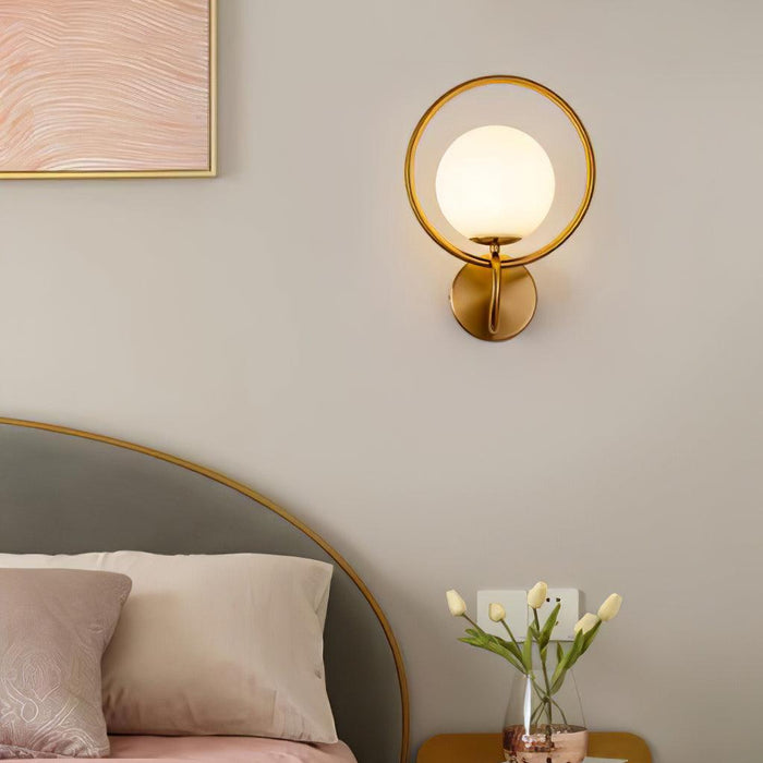 Circle Global Wall Lamp-DWHOME