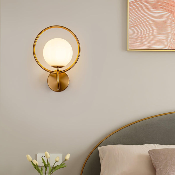Circle Global Wall Lamp-DWHOME