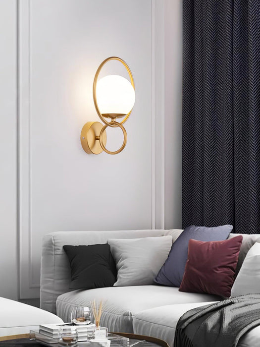 Circle Global Wall Lamp-DWHOME