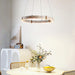 Circle Travertine Pendant Lamp-DWHOME