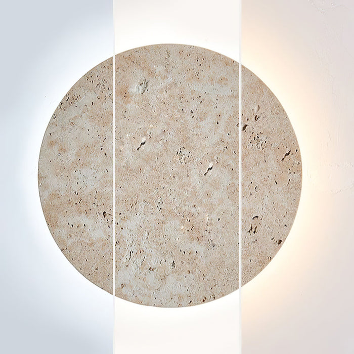 Circle Travertine Wall Lamp - Vakkerlight