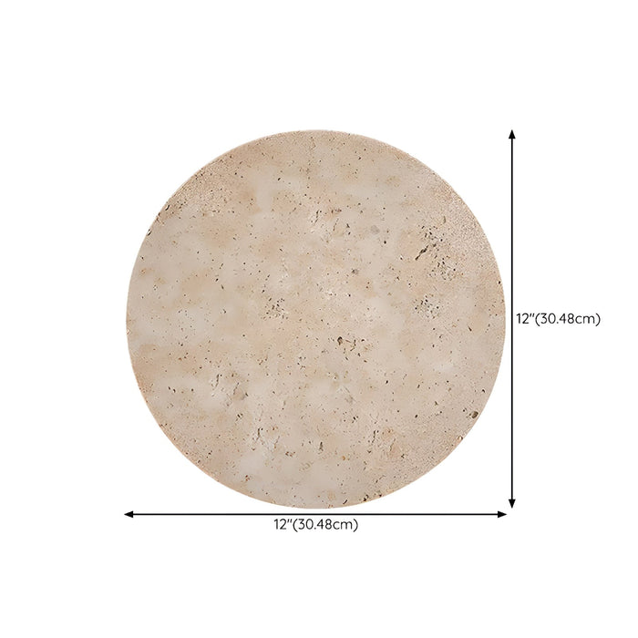 Circle Travertine Wall Lamp - Vakkerlight