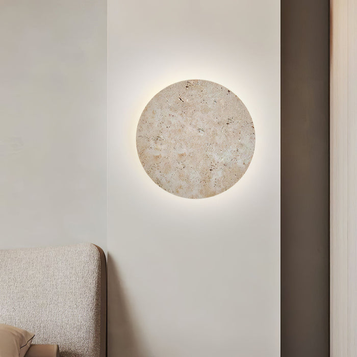 Circle Travertine Wall Lamp - Vakkerlight