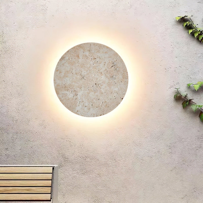 Circle Travertine Wall Lamp - Vakkerlight