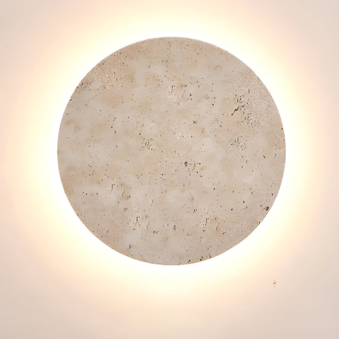 Circle Travertine Wall Lamp - Vakkerlight