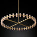 Circular Pendant Light with Crystal Glass Shades - DWHOME