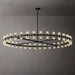 Circular Pendant Light with Crystal Glass Shades - DWHOME