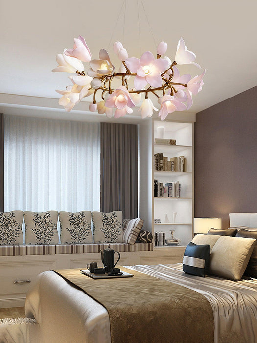 Circular Blossom Chandelier-DWHOME