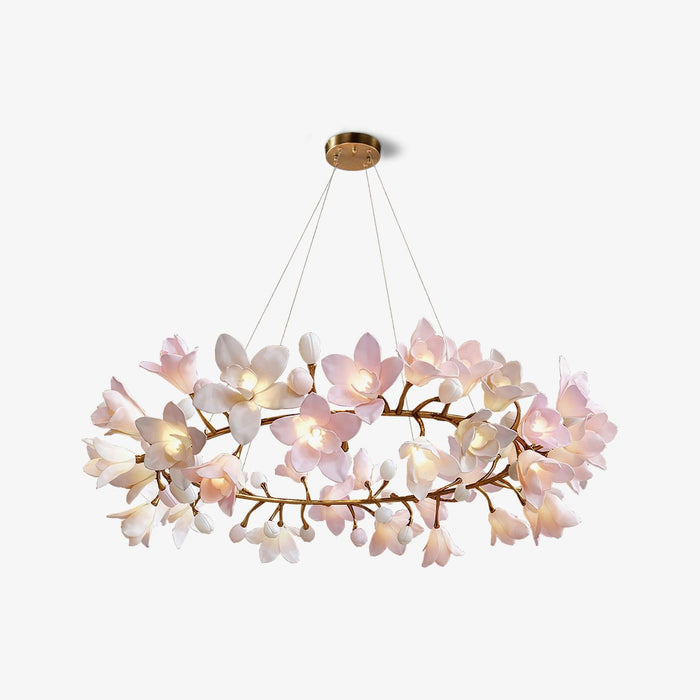 Circular Blossom Chandelier-DWHOME